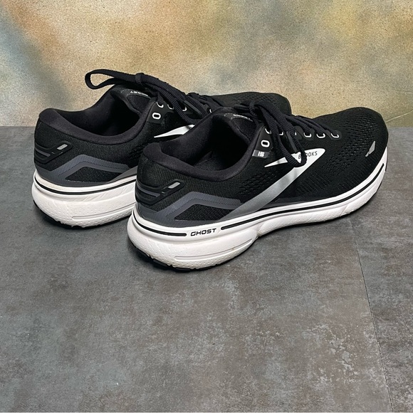 Brooks Ghost 15 1203501B012 Women's Black/White Running Shoes Size 9.5B - Picture 7 of 16